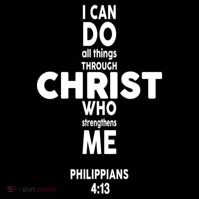 Philippians 4:13 I Can Do All Thing Through Christ Tall T-Shirt