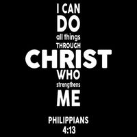 Philippians 4:13 I Can Do All Thing Through Christ Backpack
