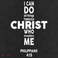 Philippians 4:13 I Can Do All Thing Through Christ 11oz C Handle Ceramic Mug