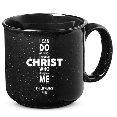 Philippians 4:13 I Can Do All Thing Through Christ 15oz Campfire Ceramic Mug