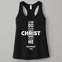 Philippians 4:13 I Can Do All Thing Through Christ Womens Tank Top