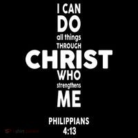 Philippians 4:13 I Can Do All Thing Through Christ Pom Pom 12in Knit Beanie