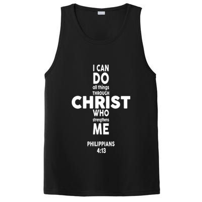 Philippians 4:13 I Can Do All Thing Through Christ PosiCharge Competitor Tank