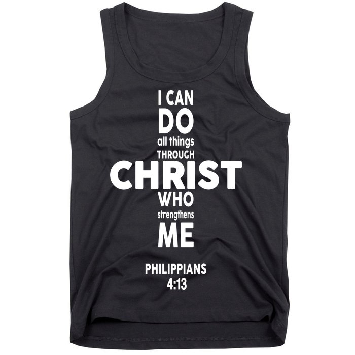 Philippians 4:13 I Can Do All Thing Through Christ Tank Top