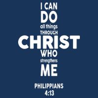 Philippians 4:13 I Can Do All Thing Through Christ Infant Baby Jersey Bodysuit