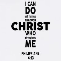 Philippians 4:13 I Can Do All Thing Through Christ Garment-Dyed Sweatshirt