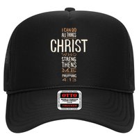 Philippians Bible Quote Cross Trucker Hat
