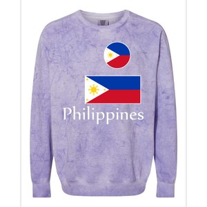 Philippines Flag Colorblast Crewneck Sweatshirt