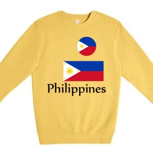 Philippines Flag Premium Crewneck Sweatshirt