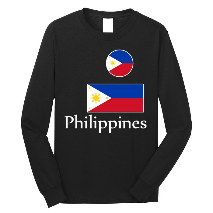 Philippines Flag Long Sleeve Shirt