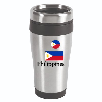 Philippines Flag 16oz Travel Tumbler