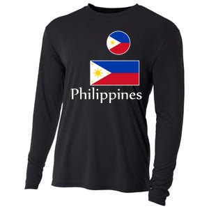 Philippines Flag Cooling Performance Long Sleeve Crew