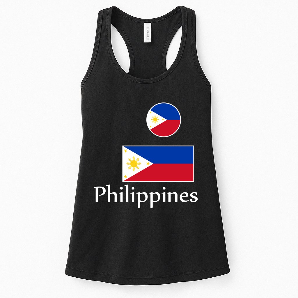 Philippines Flag Womens Tank Top