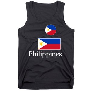 Philippines Flag Tank Top