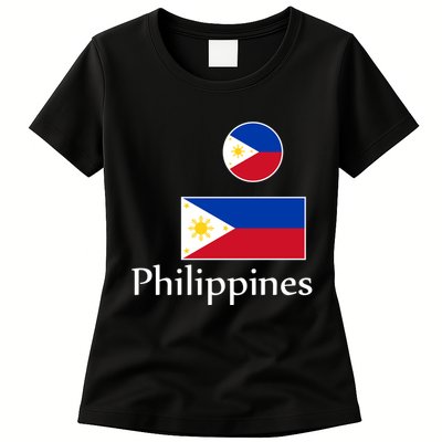 Philippines Flag Womens T-Shirt