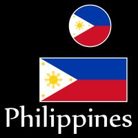 Philippines Flag Women's V-Neck T-Shirt