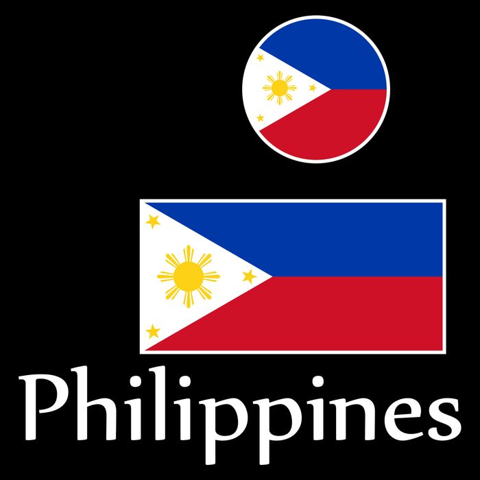 Philippines Flag Women's V-Neck T-Shirt