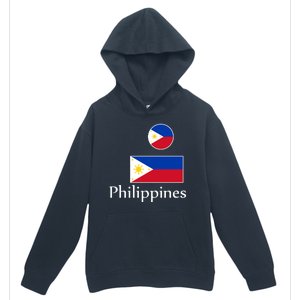 Philippines Flag Urban Pullover Hoodie