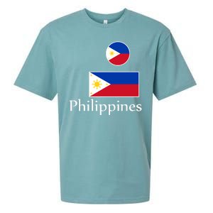 Philippines Flag Sueded Cloud Jersey T-Shirt