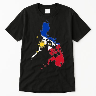Philippines Map Flag Tall T-Shirt