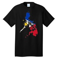 Philippines Map Flag Tall T-Shirt