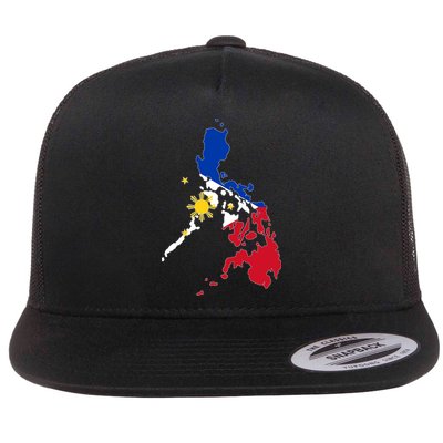 Philippines Map Flag Flatbill Hat