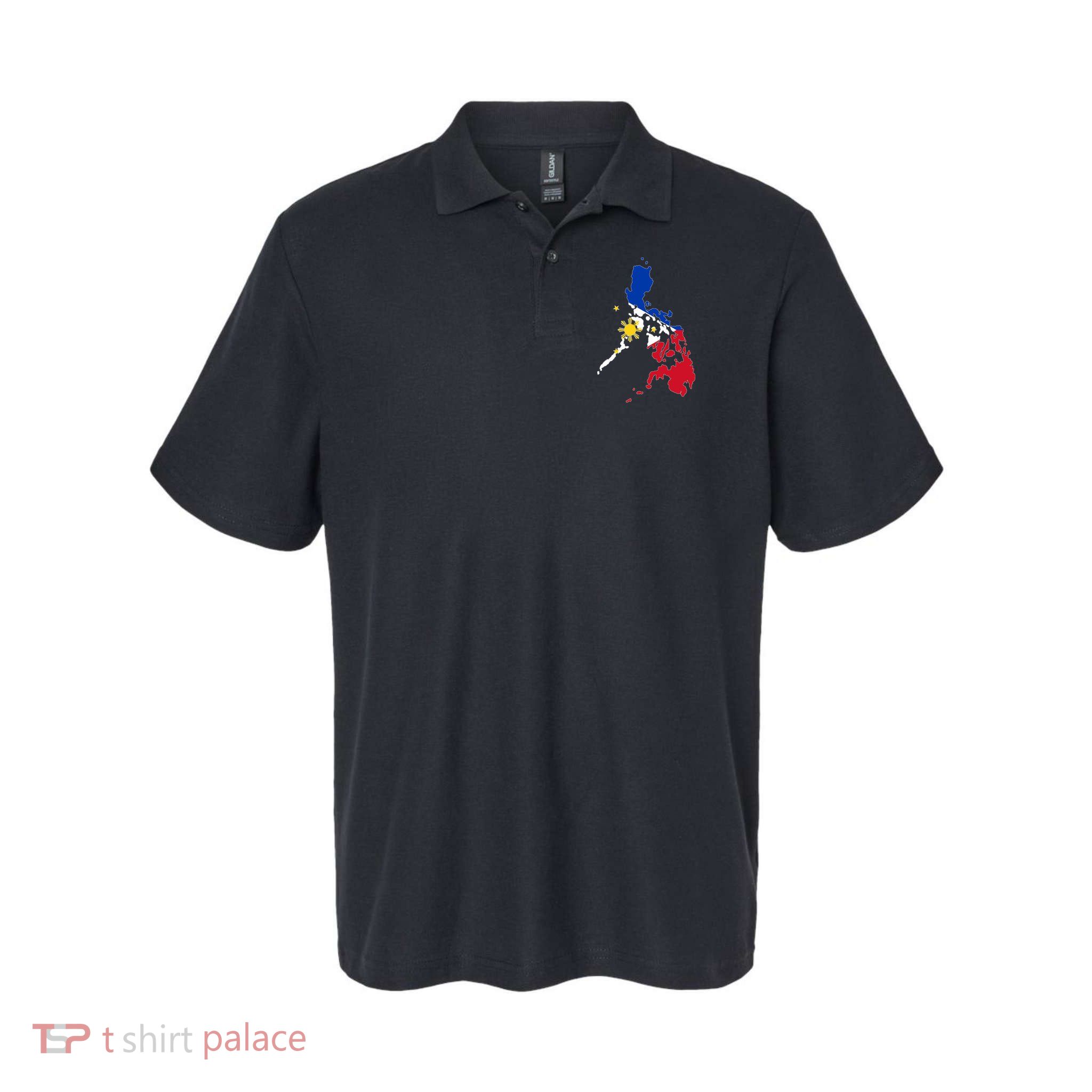 Philippines Map Flag Polo