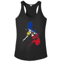 Philippines Map Flag Ladies PosiCharge Competitor Racerback Tank