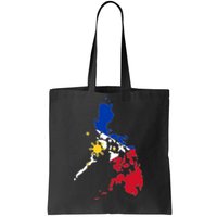 Philippines Map Flag Tote Bag