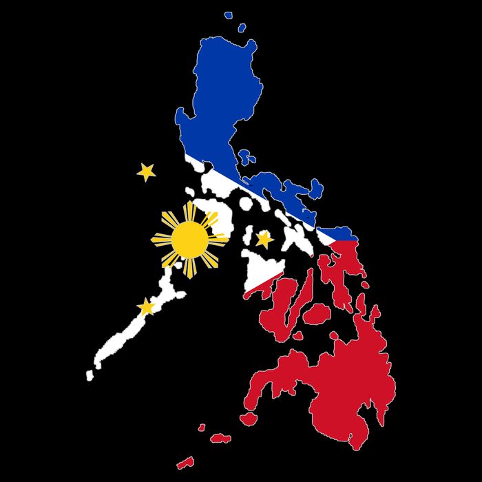 Philippines Map Flag Youth Performance Sprint T-Shirt