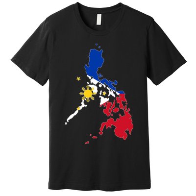 Philippines Map Flag Premium T-Shirt