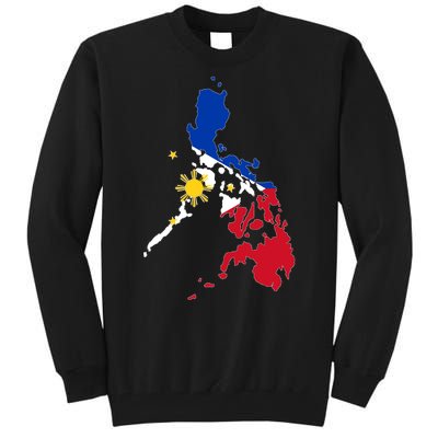 Philippines Map Flag Tall Sweatshirt