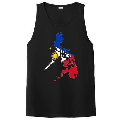 Philippines Map Flag PosiCharge Competitor Tank