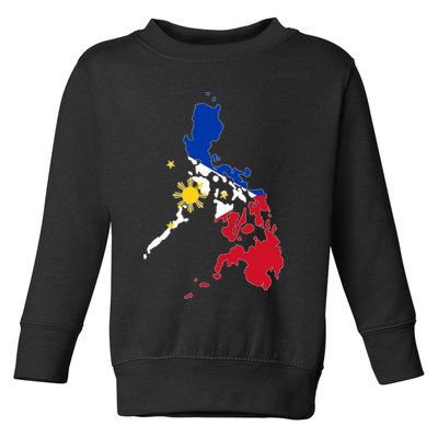 Philippines Map Flag Toddler Sweatshirt