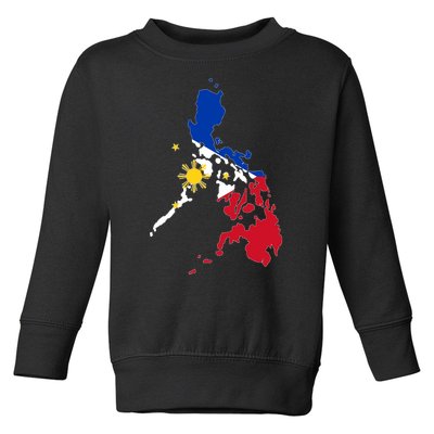 Philippines Map Flag Toddler Sweatshirt