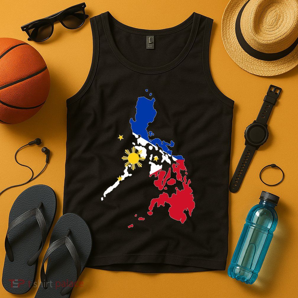 Philippines Map Flag Tank Top