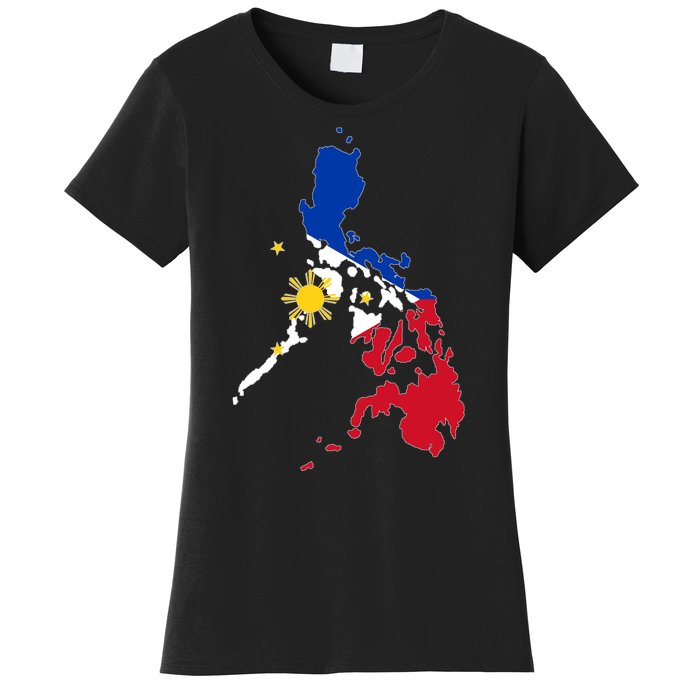 Philippines Map Flag Women's T-Shirt