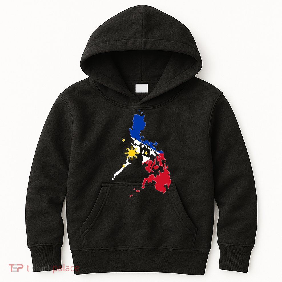 Philippines Map Flag Kids Hoodie