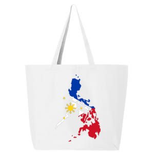 Philippines Map Flag 25L Jumbo Tote