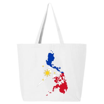 Philippines Map Flag 25L Jumbo Tote