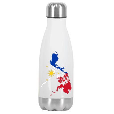 Philippines Map Flag Stainless Steel Insulated Water Bottle