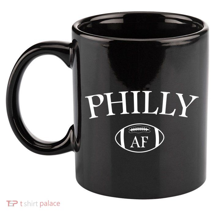 Philly AF 11oz C Handle Ceramic Mug