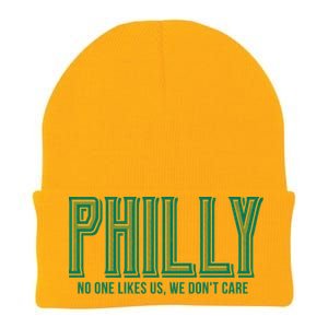 Philly Fan No One Likes Us We Don't Care Knit Cap Winter Beanie