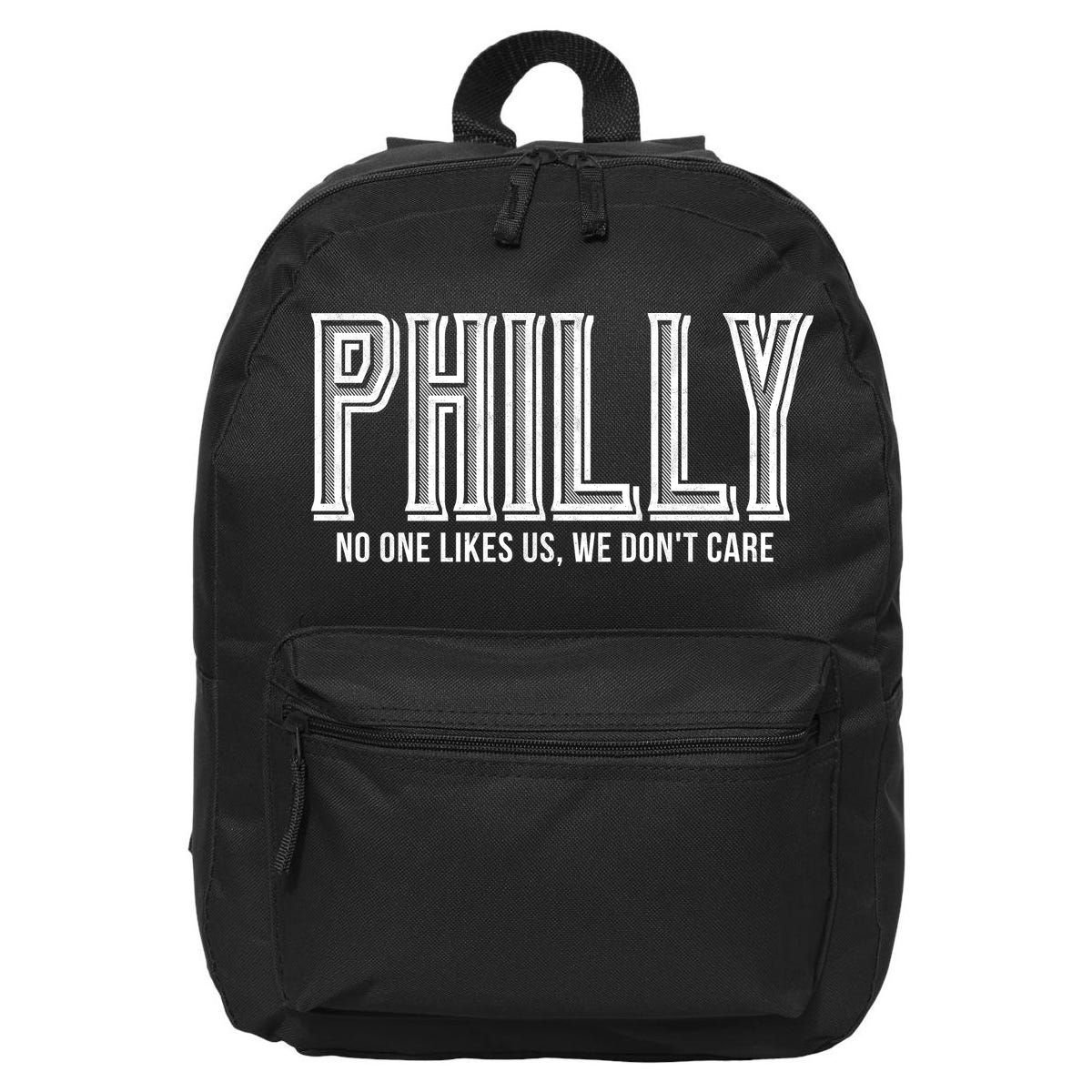 Philly Fan No One Likes Us We Don't Care 16 in Basic Backpack