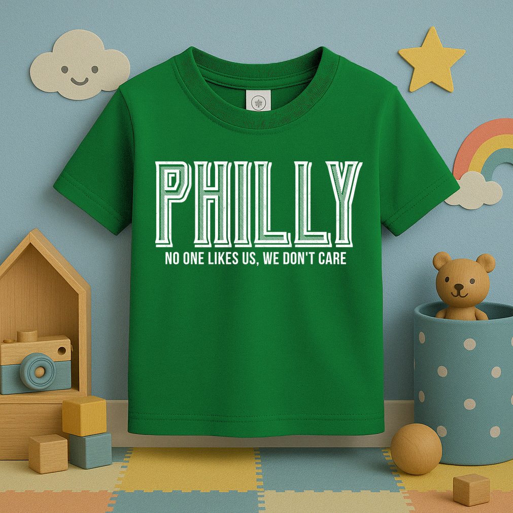 Philly Fan No One Likes Us We Don't Care Toddler T-Shirt