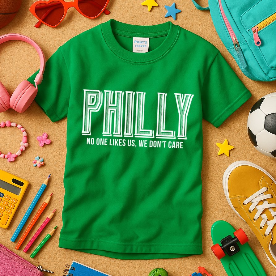 Philly Fan No One Likes Us We Don't Care Kids T-Shirt