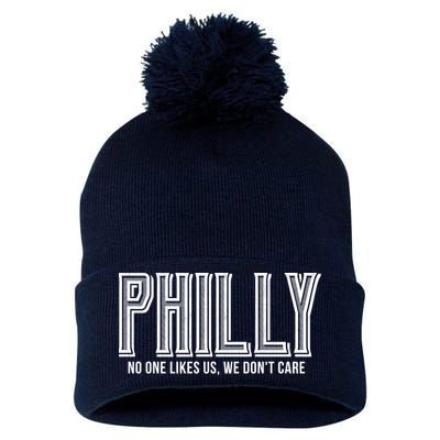 Philly Fan No One Likes Us We Don't Care Pom Pom 12in Knit Beanie