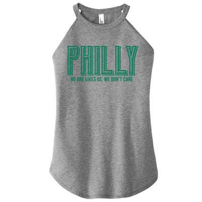 Philly Fan No One Likes Us We Don't Care Women’s Perfect Tri Rocker Tank