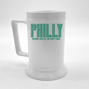 Philly Fan No One Likes Us We Don't Care Beer Stein