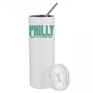 Philly Fan No One Likes Us We Don't Care Stainless Steel Tumbler